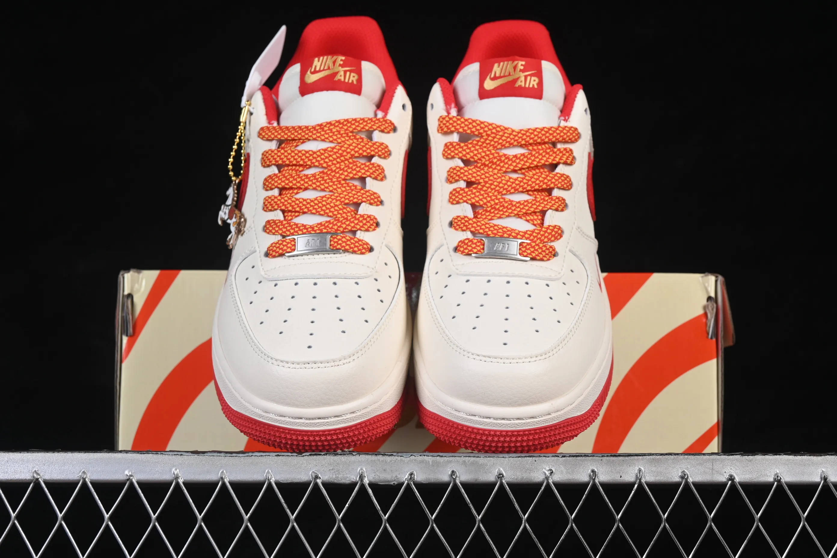 All categories Nk Air Force 1 Air Force series Nk Air Force 1 Low Air Force low-top Nike Air Force 1'07 Low Year of the Horse limited edition off-white wine red Air Force 1 low-top casual sneakers QW5288-125
